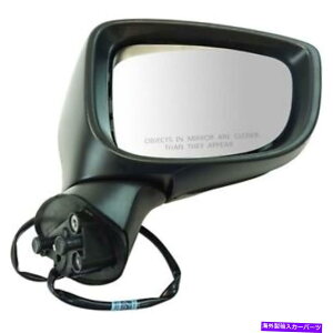 US~[ TRQGNXeAp[~[ubNX[XRHpbZW[TCh}c_3^V TRQ Exterior Power Mirror Black Smooth RH Passenger Side for Mazda 3 Brand New