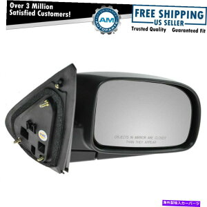 US�~���[ �u���b�N�e�N�X�`���p���[�T�C�h�r���[�~���[��q�ERH��07-09�T���^�t�F Black Textured Power Side View Mirror Passenger Right RH for 07-09 Santa Fe�y���s�A���i�z