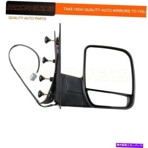 US�~���[ 2003-2014�t�H�[�h�G�R�m������RH�p���[�}�j���A���t�H�[���h�u���b�N�T�[�t�F�X�~���[ RH Power Manual Fold Black Surface Mirror For 2003-2014 Ford Econoline