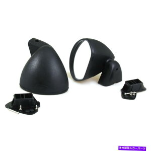 US�~���[ Mazda 323 808 616 R100 RX2 RX3 929 RX4 1970-95�V����RH LH�u���b�N�h�A�~���[�y�A MAZDA 323 808 616 R100 RX2 RX3 929 RX4 1970-95 NEW RH LH BLACK DOOR MIRRORS PAIR�y���s�A���i�z
