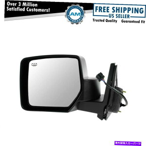 US~[ ~[p[MꂽeNX`hCo[07-15W[vpgIbĝ߂LHLH Mirror Power Heated Black Textured Driver Side Left LH for 07-15 Jeep Patriot