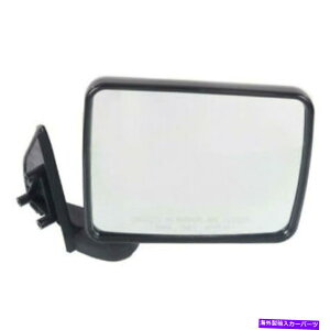US~[ 87-9350sbNAbvgbNAr[~[AZu}jAubNE For 87-93 Ram 50 Pickup Truck Rear View Mirror Assembly Manual Black Right Side