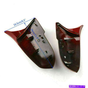 US~[ 1PAIR M3X^CTCh~[2012-2018 BMW F30 F31Z_OXbh[ 1Pair M3 STYLE Side Mirror Covers For 2012-2018 BMW F30 F31 Sedan Gloss Red YU