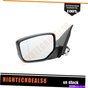 US�~���[ ���T�C�h�~���[�p���[HO1320272 2013-17�z���_�A�R�[�h�͎蓮�ō���܂肽���� Left Side Mirror Power HO1320272 For 2013-17 Honda Accord Manually Fold Black�y���s�A���i�z