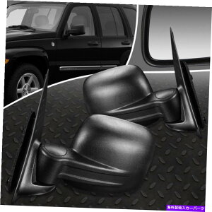 US~[ 02-07pW[voeByAOEX^C}jATChr[hA~[ FOR 02-07 JEEP LIBERTY PAIR OE STYLE MANUAL ADJUSTMENT SIDE VIEW DOOR MIRROR