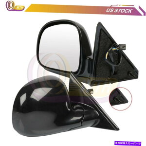 US~[ 1998N2000ÑV{[uU[/S10ubNX[YtH[h̃yAp[TCh~[ Pair Power Side Mirrors For 1998-2000 Chevrolet Blazer/S10 Black Smooth Fold