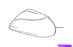 US�~���[ OEM�g���^�J���[���A�E�^�[�~���[�J�o�[�p�X�T�C�h87915-02410-B2�t�@���R���O���[1G2 OEM TOYOTA COROLLA OUTER MIRROR COVER PASS SIDE 87915-02410-B2 FALCON GRAY 1G2�y���s�A���i�z