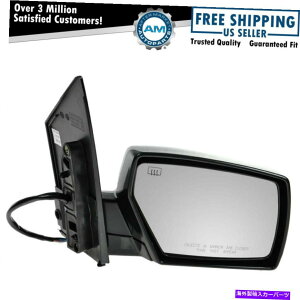 US~[ 04-09NGXĝ߂̍Mp[X[YhA~[Ȃ̉ERH Black Heated Power Smooth Door Mirror Passenger Side Right RH For 04-09 Quest