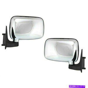 US�~���[ 2 LH��RH�T�C�h�̔���M�}�j���A���~���[�̐V�����Z�b�g�}�c�_B2000 B2200 B2600 New Set of 2 LH & RH Side Non-Heated Manual Mirror Fits Mazda B2000 B2200 B2600