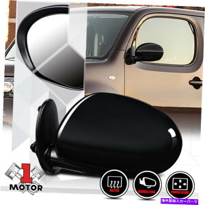 US~[ [] 09-14YL[up̃hCo[TChp[+MeNX`~[ [Left]Driver Side Power+Heated Textured Replacement Mirror for 09-14 Nissan Cube