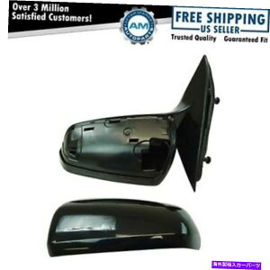 US~[ 07-10ZuOp̊Op[M}jA܂肽ݐ܂肽ݎubNLHTCh Exterior Power Heated Manual Folding Mirror Black LH Side for 07-10 Sebring