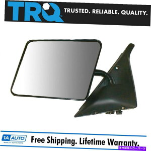 US�~���[ GM Syclone Bravada Pickup S-15 S10�p��TRQ 5x8�u���b�N�}�j���A���~���[�y�A TRQ 5x8 Black Manual Mirror Pair for GM Syclone Bravada Pickup S-15 S10