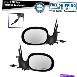 USミラー マニュアルリモートミラーペアセット左lh&右RHの01-08 PTクルーザー Manual Remote Mirrors Pair Set Left LH & Right RH for 01-08 PT Cruiser