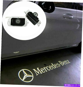 US~[ ZfXxcamg a b c e s glb glcNX2xTCh~[܂̃SCg 2x Side Mirror Puddle Logo Light for Mercedes Benz AMG A B C E S GLB GLC Class