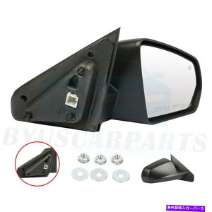 US�~���[ 2008�N����2013�N�̃_�b�W�`�������W���[RH�T�C�h�u���b�N�̃��C�g�e�N�X�`���p���[���M�~���[ Light Textured Power Heated Mirror For 2008-2013 Dodge Challenger RH Side Black