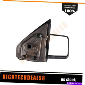 US�~���[ �p���[�q�[�g�u���b�NRH�T�C�h�r���[04-14�t�H�[�hF150 w/���˃X�g���b�v�̃g�E�~���[ Power Heat Black RH Side View Tow Mirror For 04-14 Ford F150 W/ Reflective Strip�y���s�A���i�z