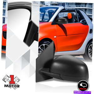 US~[ []hCo[TCh}jAhA~[OEX^C16-17X}[gtH[gÊ߂̐܂肽݉\ [Left] Driver Side Manual Door Mirror OE Style Foldable for 16-17 Smart Fortwo