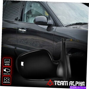 US~[ 2001-2006T^tF[p[+M]E}jAtH[ht@Ng[X^C~[ Fits 2001-2006 Santa Fe[POWER+HEATED]Right Side Manual Fold Factory Style Mirror