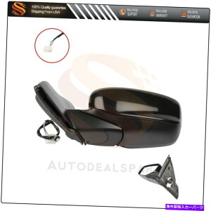 US�~���[ �h�A�~���[�t�B�b�g2013-2017�z���_�A�R�[�hLH�p���[�}�j���A���t�H�[���h�u���b�NHO1320272 Door Mirror Fits 2013-2017 Honda Accord LH Power Manual Fold Black HO1320272�y���s�A���i�z