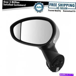 US�~���[ �~���[�p���[���M���ꂽ���p�N�����L���b�vLH���h���C�o�[�T�C�h12-14�t�B�A�b�g500 Mirror Power Heated Blind Spot Chrome Cap LH Left Driver Side for 12-14 Fiat 500