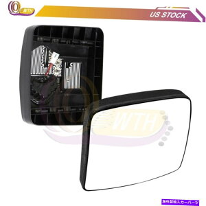 US~[ 2002-2018̏ȋKX́AHeatedr LED LH+RHTChۃvX^ Small Mirrors Glass For 2002-2018 International Prostar W/Heatedr LED LH+RH Side