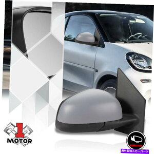 US~[ [E]q̃}jA16-17̃X}[gtH[gEB[̃hA~[KX𒲐 [Right] Passenger Side Manual Adjust Door Mirror Glass for 16-17 Smart Fortwo