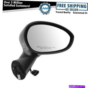 USミラー ミラー温度センサーパワー12-14フィアット500のための右rh右助手席側 Mirror Temp Sensor Power Heated Black RH Right Passenger Side for 12-14 Fiat 500