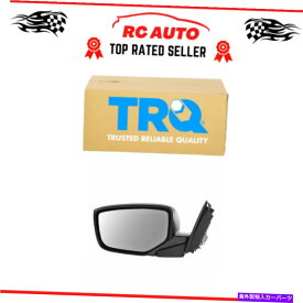 USミラー TRQサイドビューミラーパワー08-12ホンダアコードクーペ用スムースブラックドライバーLH TRQ Side View Mirror Power Smooth Black Driver LH for 08-12 Honda Accord Coupe