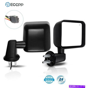 US~[ 2011 - 13Ñp[MubNyAW[vO[hCo[+qTCh~[ Power Heated Black Pair For 2011-13 Jeep wrangler Driver+Passenger Side Mirrors