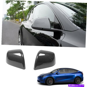 US~[ Tesla Model Model ỹTChhA~[Jo[tBbgeXfyANZT[20-2022 Fit Tesla Model Y Side Door Mirror Cover for Tesla Model Y Accessories 20-2022