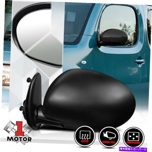 US~[ [] 09-14YL[up̃hCo[TChp[+M܂肽ݐ܂肽ݎ~[ [Left]Driver Side Power+Heated Foldable Replacement Mirror for 09-14 Nissan Cube