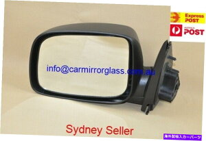 US~[ z[fRh2008-2012̐VhA~[iubNAGNgbNj NEW DOOR MIRROR FOR HOLDEN COLORADO 2008-2012 LEFT SIDE (BLACK, ELECTRIC)
