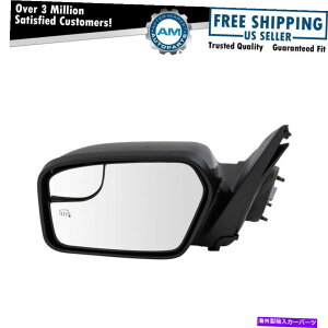 US~[ ~[p[MX|b^[炩ȍhCo[TCh11-12t[Ŵ߂LHLH Mirror Power Heated Spotter Smooth Black Driver Side Left LH for 11-12 Fusion