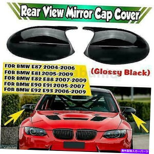 US~[ BMW E81 E82 E87 E90 E91 E92 E93 PRE-LCI M3X^CTCh~[Jo[LbvubN For BMW E81 E82 E87 E90 E91 E92 E93 PRE-LCI M3 Style Side Mirror Cover Cap Black
