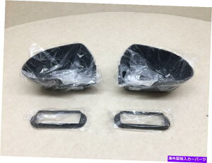 USミラー Whelen Mirror Beam Capsドライバーと助手席側のクラウンVic w/ Flangeの新しいセット New Set of Whelen Mirror Beam Caps Driver & Passenger Side Crown Vic w/ Flange