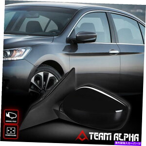 US~[ tBbg2013-2017z_AR[h4dr [p[]TCh}jAtH[ht@Ng[X^C~[ Fits 2013-2017 Honda Accord 4Dr[POWER]Left Side Manual Fold Factory Style Mirror