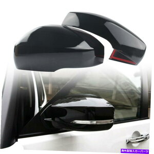 US~[ LRfBXJo[4 5W[o[X|[cp̌̂鍕wʃr[~[Jo[Jo[Lbv Glossy Black Rear View Mirror Cover Caps For LR Discovery 4 5 Range Rover Sport