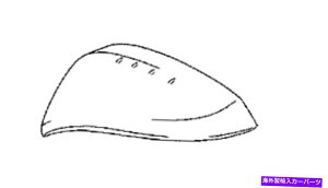 US~[ OEMg^4runnerRav4AE^[~[Jo[qTChO[/u[tBbg2017-20 OEM TOYOTA 4RUNNER RAV4 OUTER MIRROR COVER PASSENGER SIDE GRAY/BLUE FITS 2017-20