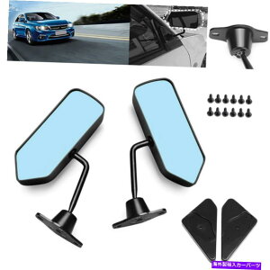 US~[ 2 xjo[TF1X^CJ[[VOobNr[TChEBO~[ʃKXubN 2 X Universal F1 Style Car Racing Rearview Side Wing Mirrors Convex Glass Black