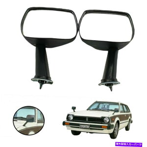 US~[ g^}c__bTTj[jo[TgJX^ubNtF_[~[LH+RH For TOYOTA MAZDA DATSUN SUNNY Universal Retro Custom Black Fender Mirrors LH+RH