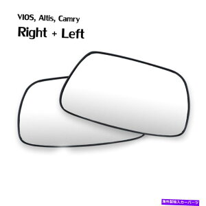 US~[ yAEBOTChhA~[KXpg^oCIXJJ[2002 2006 Pair Wing Side Door Mirror Glass Len For Toyota Vios Camry Corolla 2002 2006