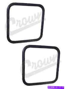 US~[ NEI[g[eBuJ5462736 55-86 CJ5/CJ62̃ubNTChr[~[̃Zbg Crown Automotive J5462736 Set of 2 Black Side View Mirrors for 55-86 CJ5/CJ6