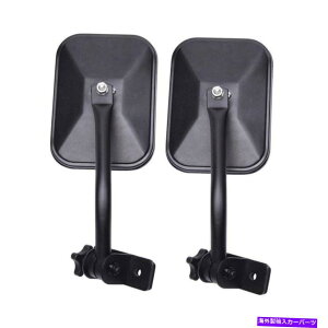 US�~���[ �W�[�v�����O���[TJ JK 1997-2018 1998 1999�̂��߂̃N�C�b�N�����[�X�~���[�̃I�t�N�C�b�N�����[�X�~���[ Door Off Quick Release Mirrors Fits For Jeep Wrangler TJ JK 1997-2018 1998 1999�y���s�A���i�z