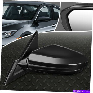 US~[ 16-20̃z_VrbNOEX^C̃p[hCo[̃hA~[ FOR 16-20 HONDA CIVIC OE STYLE POWERED ADJUSTMENT DRIVER LEFT SIDE DOOR MIRROR