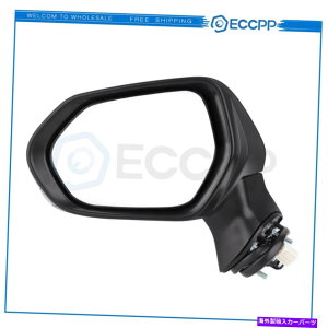 US~[ d͉Mr[VOi~[ubNtBbg2018g^JLHhCo[TCh Power Heated View Signal Mirror Black Left Fits 2018 Toyota CAMRY LH Driver Side