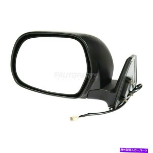 US~[ Ṽp[~[}jA܂肽݃eNX`ubNtBbg2003-09g^4i[ New Left Power Mirror Manual Folding Textured Black Fits 2003-09 Toyota 4Runner
