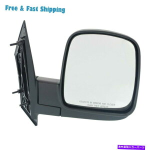 US�~���[ �V����GM1321284�ERH�}�j���A���~���[�u���b�N�t�B�b�g�V�{���[�G�N�X�v���X1500 2003-2007 New GM1321284 Right RH Manual Mirror Black Fits Chevrolet Express 1500 2003-2007�y���s�A���i�z