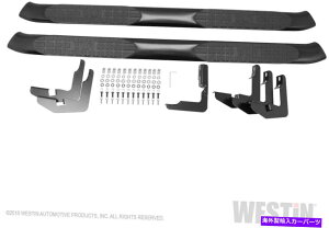 Nerf Bar WES21-53565 Westin 21-53565 Pro Traxx 5 "ȉ~`̃i[tXebvo[ - ubNpE_[R[g WES21-53565 Westin 21-53565 PRO TRAXX 5" Oval Nerf Step Bars - Black Powdercoat