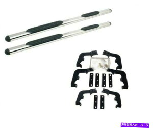 Nerf Bar EFXeB22-5020/22-1665v~A4I[oi[tXebvo[}EgLbg̃ch Westin 22-5020/22-1665 Premier 4 Oval Nerf Step Bars & Mounting Kit for Tundra