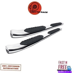 Nerf Bar Lund 23710563 5in Oval Curved SS nerf Bars 19-21 Sierra Silverado�̂��߂Ɍ������ꂽ Lund 23710563 5in Oval Curved SS Nerf Bars Polished For 19-21 Sierra Silverado�y���s�A���i�z
